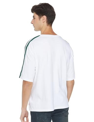 Levi's Men's Printed Relaxed Fit T-Shirt White