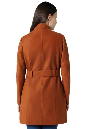 Van Heusen Women's A-Line Coat (VWJKURGFS20724_Brown_XS