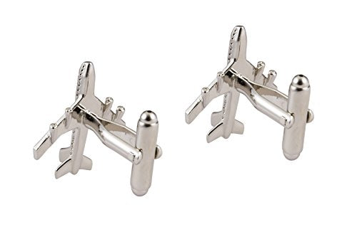 Knighthood Executive Jumbo Jet Airplane Cufflinks for Men