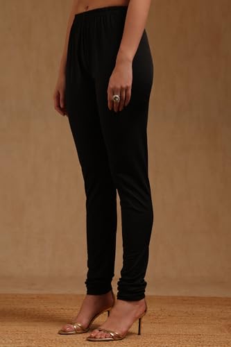 Soch Womens Black Georgette Stone Embellished Salwar Suit