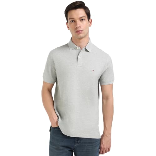 Tommy Hilfiger Mens Grey Color Tshirt (XS)