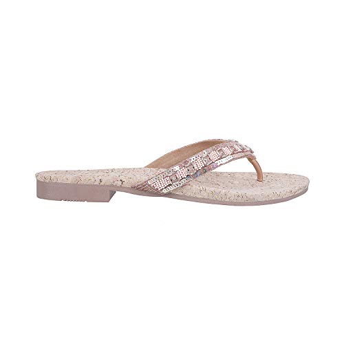 Metro Womens Synthetic Chikoo Slippers (Size (3 UK (36 EU))