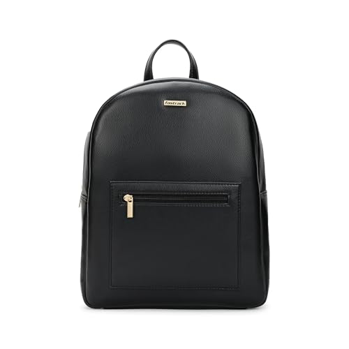 Fastrack Zipmode Backpack | Faux-Leather Women's Backpack | Tablet Compatible Up To 11" | Stylish Daypack With Quick-Access Pocket