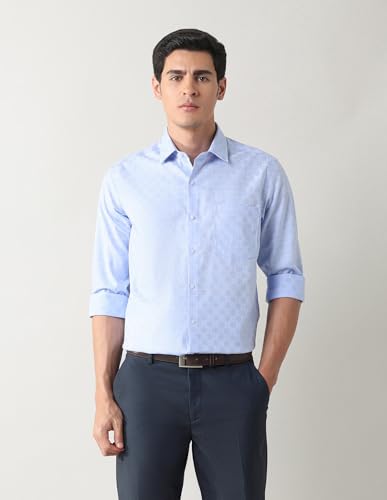 Arrow Men's Slim Fit Shirt (ARAJSH0221_Blue