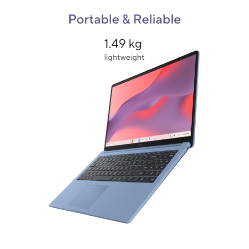 ASUS Chromebook CM1505 (2026), Smartchoice, MediaTek Kompanio 540 Processor, 4GB RAM, 64GB SSD, FHD, 15.6"(39.6 cm), 60Hz, Chrome OS, Fabric Blue, 1.49 Kg, CM1505CM4A-S70080, Thin & Light Laptop