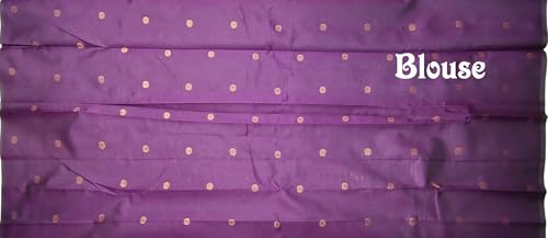 SREE KUMARAN Women's Kanchipuram Kubera Silk Pure Pattu Sarees – Royal Elephant Butta With Blouse