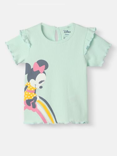 Nautinati Girls' Cotton Minnie Mouse Print Set | Age 0-2 Years