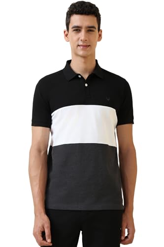Men Multi Patterned Polo Neck T-Shirt