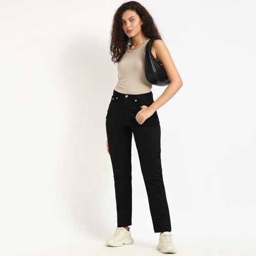 Calvin Klein Jeans Women's Slim Jeans (J224896BEH Black
