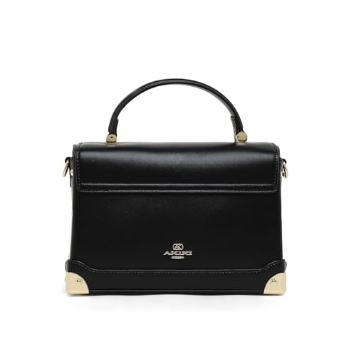 Akiki London Women's Westminster Satchel Handbag | Satchel Bag for Work | Ladies purse | Stylish Shoulder Bag | Gift For Women