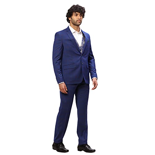 Park Avenue Dark Blue Suit (Size: 38)-PMDL04447-B6