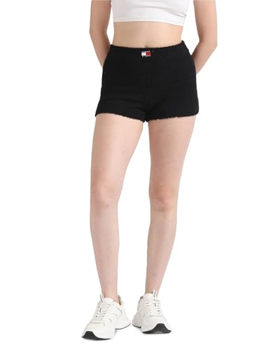 Tommy Hilfiger Women's Board Shorts (S24JWND012_Black_S)