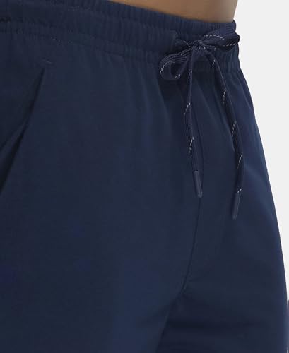 Jockey Men's Cotton Shorts (SP26-0103-NAVY Navy L)