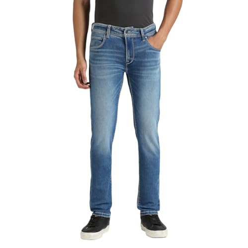 Pepe Jeans Men's Tapered Jeans (PM208086J671_MID Used