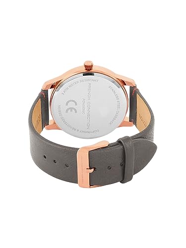 French Connection Caesar Grey Round Analog Watch for Men - FCN00053D