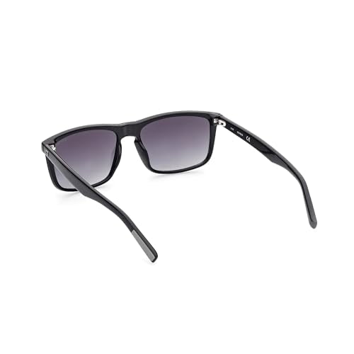 Guess | 100% UV protected | Gradient | large | Men | Square | Frame: Black Polycarbonate | Lens: Grey Polycarbonate