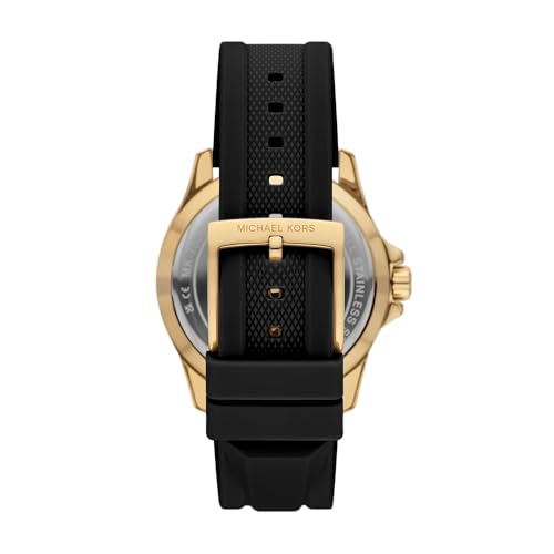 Michael Kors Everest Black Quartz Silicone Watch MK7537