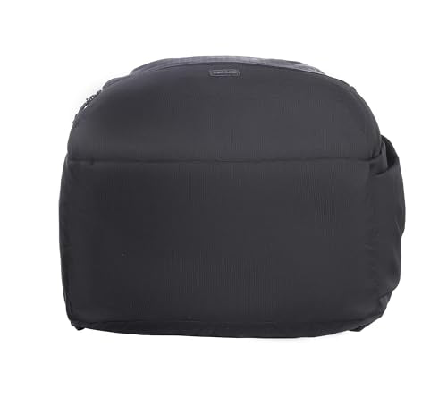 Wildcraft Nylon backpack Multi compartments, front pocket, bottle holder, School bags College bag for women and men, Ideal for school, college, office & travel 13520(Wiki_2 Dot_3D Black)