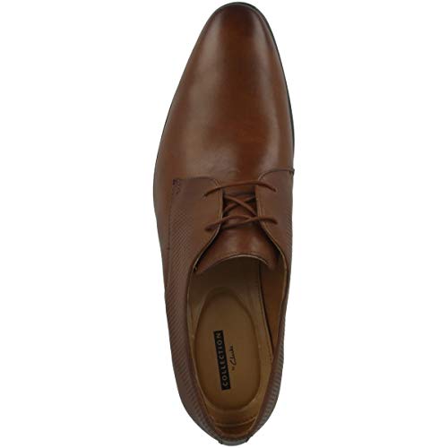 Clarks Men's Bampton Walk British Tan Lea Leather Formal Shoes-8 UK (261354217)