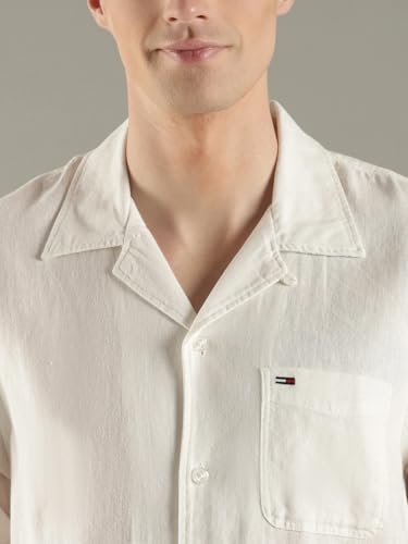 Solid Oversized Fit Linen Shirt