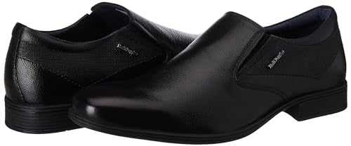 Hush Puppies Men's BOSTON SLIPON E 23 Slipon Formal Shoes (8556002_BLACK_10 UK)