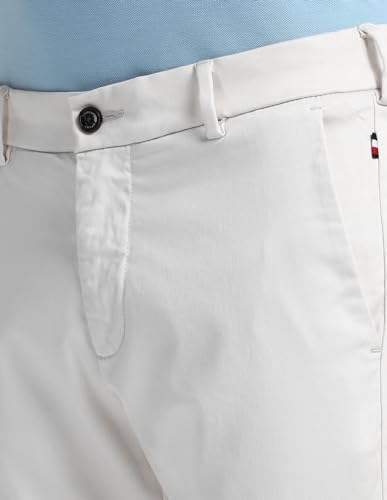 Arrow Men's Slim Casual Pants (ASAHTR2481_White
