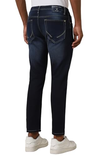Allen Solly Men's Skinny Jeans (ALDNVSKFG56880_Navy