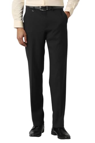 Van Heusen Men's Regular Work Utility Pants (VHTFFCFBF60206_Black
