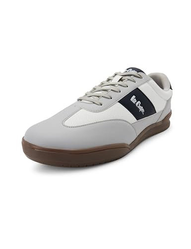 Lee Cooper LC9162A Men's Sneaker Shoes | Lightweight & Comfortable | Stylish Lace-Up Casual Footwear with Cushioned Insole | Perfect for Versatile Outfits_LC9162A_Grey_39EU_5UK