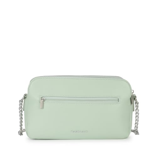 Fastrack Pastel Quilt Sling Bag for Women | Lightweight Quilted Crossbody with 3 Zippered Compartments, Detachable Strap and Soft-Tone Hardware | Stylish Everyday Sling for Casual Outings and College