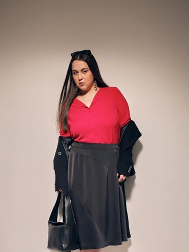 Vero Moda Curve Women's Regular Fit Pink Shirt