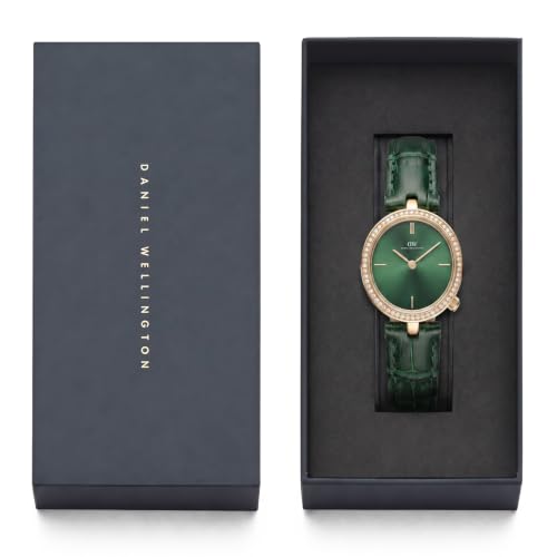 Daniel Wellington Round 23mm Green Dial Analog Women Watch - DW0DL2400