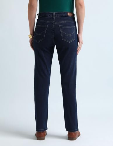 U.S. POLO ASSN. Women's Slim fit Jeans (UWAW24JEN219_Blue