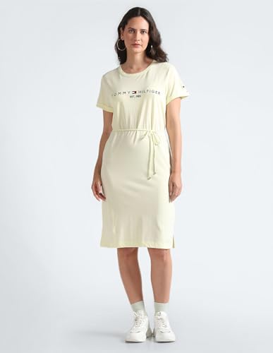 Tommy Hilfiger Women Solid Round Neck Dress_8905692060504