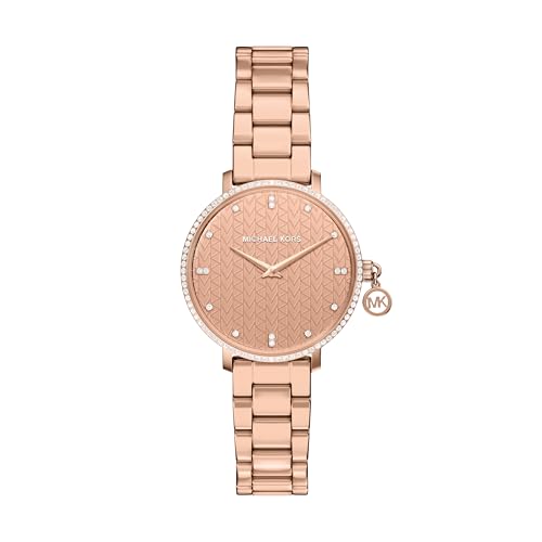 Michael Kors Pyper Rose Gold Quartz Stainless Steel Watch MK7573