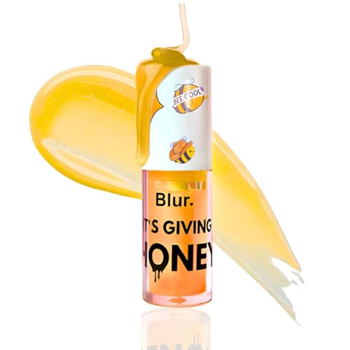 Blur India It's Giving Honey | Juicy Lip Oil | Hydrating + Pigmented | Honey (Warm Gold)