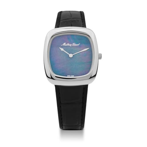 Mathey-Tissot Swiss Made Miss Quartz Black Dial Analog Watch for Women - D538ALN