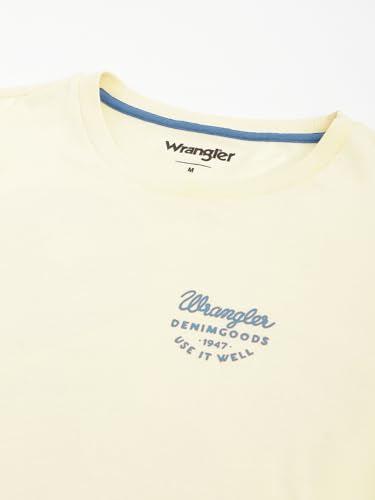 Wrangler Men's Solid Regular Fit Shirt (WMTS007127_Beige