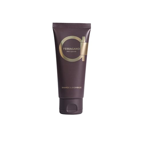 Ferragamo Spicy Leather Set for Men (Eau de Parfum 100ml + Shampoo & Shower Gel 100ml + Pen Spray 10ml)