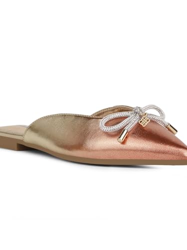 Bata Women's Ballerina Stylish Comfortable Everyday Flats for AllDay Wear Gold