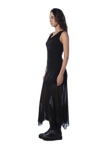 ONLY Women's Solid Regular Fit Black Dress