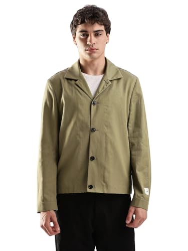 Solid Regular Fit Lyocell Jacket