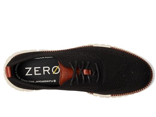 Cole Haan Men's Zg Remastered Stitchlite Oxford, Black/Ivory, 8.5 Wide