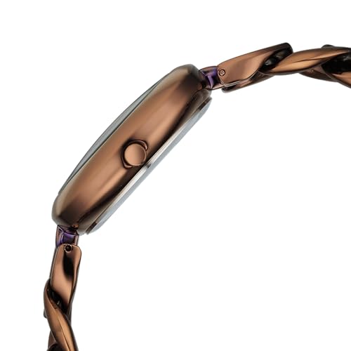 Fastrack Vyb Spotlight Quartz Analog Coffee Brown Dial Coffee Brown Alloy Strap Watch for Women - FV60109QM01W