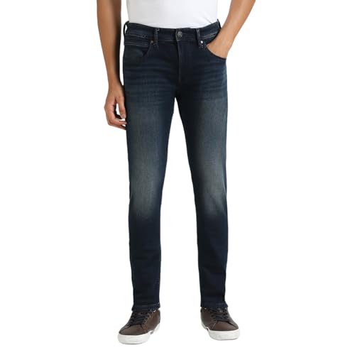 Pepe Jeans Men's Straight Jeans (PM208099Q031_Dark Indigo