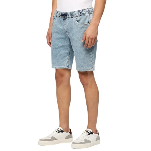 Pepe Jeans Men's Boyfriend Shorts (PM801070Q05_Light Used Indigo Blue