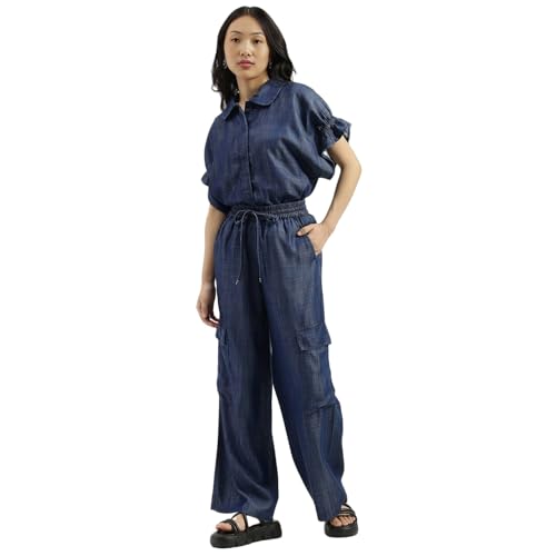 United Colors of Benetton Women's Regular Jeans (25A4WVNBT201I901_Blue