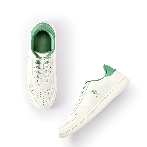 U.S. POLO ASSN. Tobias WHT Men Off White Sneaker -(UK7)(US8)(2FD24335A01)