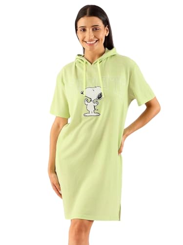 Sweet Dreams Women's Satin Maxi Casual Regular Nightgown (OCW-3691 Green Lily_Peach_XL)