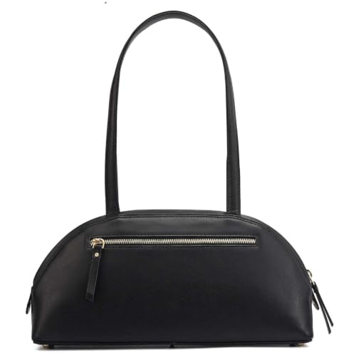 Da Milano Leather Book Tote for Women - Beige & Espresso (LB-02580)